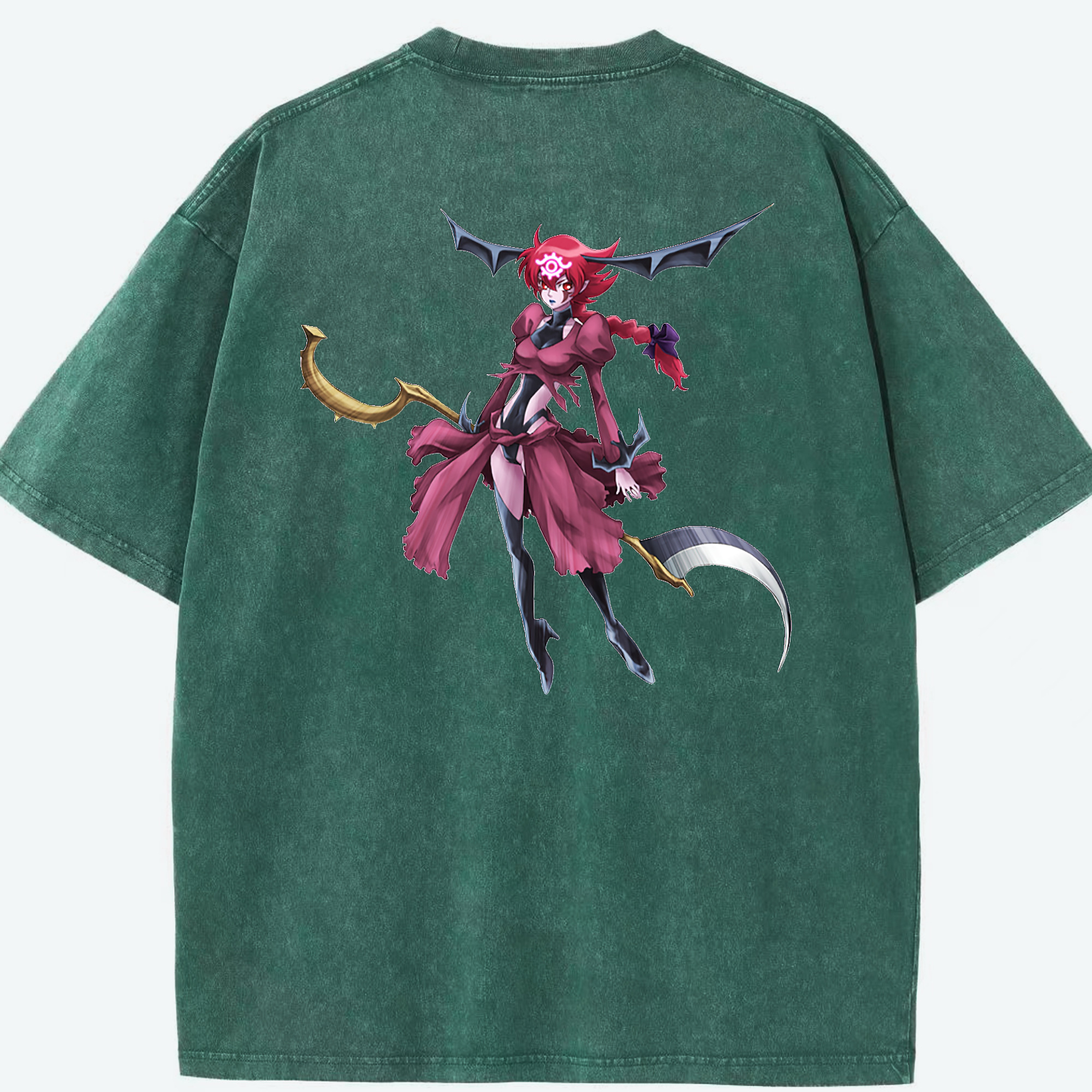 （画像用） 遊☆戯☆王 Yu-Gi-Oh! 綿100% ヴィンテージ風 半袖Tシャツ（背面プリント）